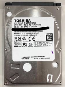 使用時間 5168時間 正常 TOSHIBA MQ01ABD100 1000GB 1TB s20231204-202