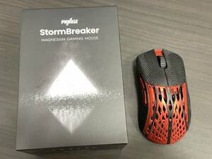 1円 ～ PWNAGE ポウネイジ StormBreaker MAGNESIUM レッド ゲーミングマウス 動作確認済み