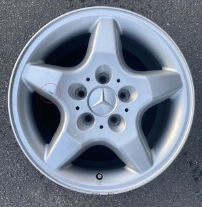 中古 ベンツ純正ホイール　4本セット メルセデスベンツ Mクラス 16x8.0J +62 5H-112