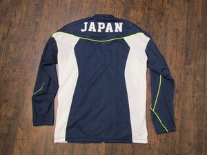 JAPAN jersey Japan size M Mizuno made navy blue 