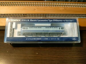 TOMIX　2114　JR EF65形 電気機関車（112号機・ユーロライナー色）