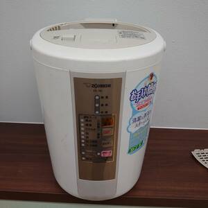 ＃2683A【通電/動作確認済み ZOJIRUSHI/象印 型番/EE-RK50　スチーム式加湿器　本体/白　2015年製　総重量約2.5㎏　取扱説明書/箱/なし】