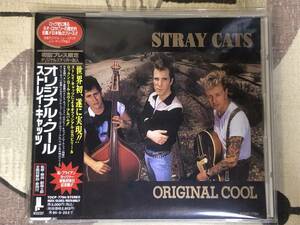★希少盤CD　STRAY CATS／ストレイキャッツ「ORIGINAL COOL」1st edition STICKER　japan mint obi rare neo rockabilly