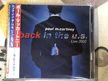 ★非売品CD　paul mccartney／ポールマッカートニー「back in the U.S」 見本盤 　promo only japan mint sample rea　_画像1