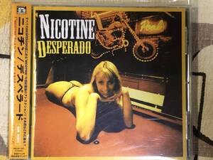 ★非売品CD　NICOTINE/ニコチン「DESPERADO」 見本盤 　promo only レア盤　japan mint sample　punk