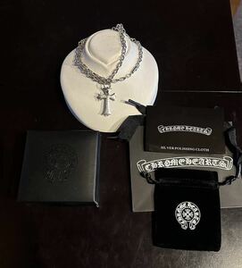 クロムハーツ Chrome Hearts PPR CHN SML CH CRS/ペーパーチェーンスモールCH クロス真偽不明