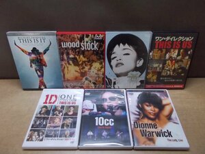 【DVD】《7点セット》マイケルジャクソン/ウッドストック/マドンナ/ワン・ダイレクション ほか