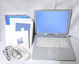 【17405】動作品 Apple アップル iBook G3 M8413 14インチ PowerPC G3 600MHz / 640MB / 20GB 2002年製 ノートパソコン 希少