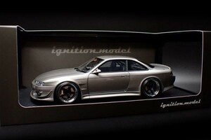 【イグニッションモデル】 1/18 ベルテックス S14 シルビア Gun Metallic [IG3088]★未開封新品！