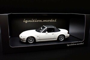 【イグニッションモデル】 1/18 ユーノスロードスター (NA) White [IG3195]★未開封新品！