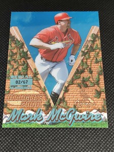 2000 Pacific INVINCIBLE 2000 MARK McGWIRE 02/67 マーク・マグワイア 67枚