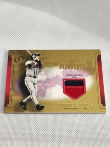 2004 FLEER LEGACY HIT KINGS Patch CHIPPER JONES チッパー・ジョーンズ 50枚 パッチ