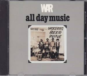 Rare Groove/ファンク■WAR / All Day Music (1971) レア廃盤 傑作2ndアルバム!! デジタル・リマスタリング仕様!!