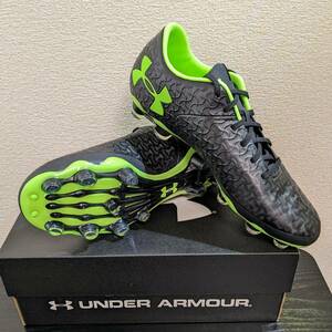 ★UNDER ARMOUR マグネティコ プレミア HG★UA アンダーアーマー Magnetico Premiere 黒/緑 25.5cm★3020150_002★