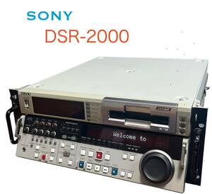 SONY DSR-2000 DVCAMレコーダー 本体に編集機能 ジョグダイヤル装備 新品参考価格\1,980,000