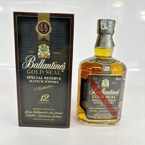 未開栓 Ballantines バランタイン　gold SEAL ゴールドシール　12年　スコッチ　scotch whiskey ウィスキー　古酒 洋酒 750ml 43%