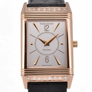 ジャガー・ルクルト JAEGER-LECOULTRE 250.2.86 レベルソクラシック K18PG/アフターダイヤ 手巻き ユニセックス 良品 B#127579