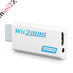 Wii to HDMI 変換 アダプタ コンバーター Wii専用 変換 アダプタ 【Wii Miniは対応していません】 480p/720p/1080p 対応 3.5mm