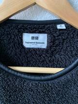 新品 SIZE M UNIQLO ユニクロ Engineered Garments エンジニアド ガーメンツ フリースコンビネーションジャケット BLACK ネペンテス fleece_画像6