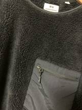 新品 SIZE M UNIQLO ユニクロ Engineered Garments エンジニアド ガーメンツ フリースコンビネーションジャケット BLACK ネペンテス fleece_画像7