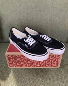 新品 27.0cm US10 VANS AUTHENTIC 44 DX ANAHEIM バンズ ヴァンズ オーセンティック OG ブラック アナハイム ファクトリー canvas 27cm 