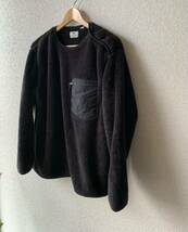 新品 SIZE M UNIQLO ユニクロ Engineered Garments エンジニアド ガーメンツ フリースコンビネーションジャケット BLACK ネペンテス fleece_画像2