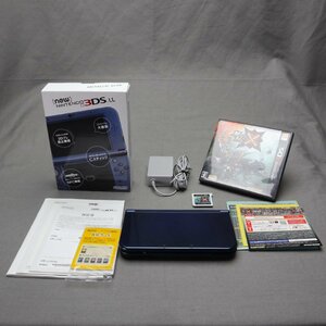 【電化】Nintendo（任天堂）　3DS LL RED-001 モンスターハンターX セット　中古品
