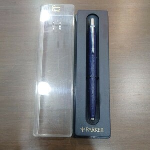 T★1円〜中古品 インク無し パーカー PARKER ボールペン オーストリッチ レザー ケース付き