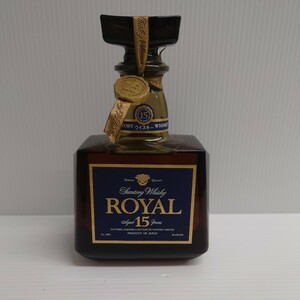 N★1円〜保管品 SUNTORY サントリー Whisky ウイスキー ROYAL ローヤル Aged 15 Years 15年 日本 特級　700ml 43% 未開栓 プレミアム15年