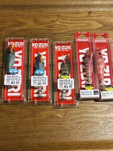 未使用品 YO-ZURI ヨーヅリ ウルトラスッテ 布巻 サイズSS 5色セット ②（検）スッテ エギ イカメタル オモリグ ケンサキイカ