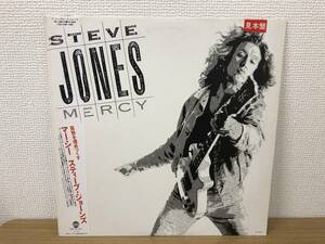 LP record domestic record sample record promo record not for sale ma-si-/s tea b Jones 1987 year VIL-28071 Junk present condition delivery STEVE JONES MERCY 1