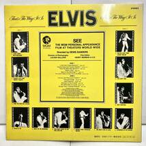 美品 帯付きElvis On Stage vol.1 エルヴィス・オン・ステージ / Elvis Presley エルビス・プレスリー 【LP アナログ レコード 】_画像7