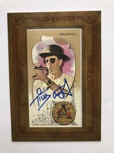  ティミー・トランペット　直筆　サインカード　直書き　2023 Topps Allen & Ginter Timmy Trumpet Framed Mini Auto 