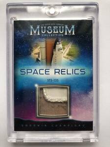 激レア　2020 UPPER DECK GOODWIN CHAMPIONS Museum Collection Space Relics MCS-CDB STS-135 Coverall Suit　マグホ発送