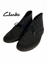 TK 新品 『少し前のデッドストック』 Clarks デザートブーツ 黒ブラック クラークス us9_画像1