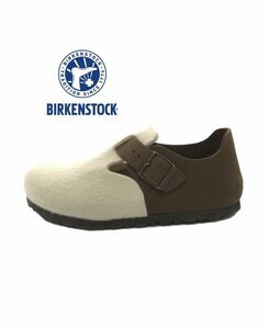 TK 美品 『雰囲気◎フェルト×レザー』 BIRKENSTOCK ロンドン 36 サンダル レザーシューズ ビルケンシュトック