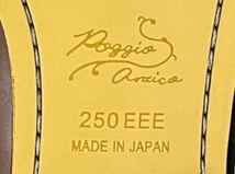 1円～⑮ 定価1.5万/新品/日本製ｗモンクストラップシューズ 牛革 熟練職人手染 ビジネスシューズ 茶/アンティーク加工色 ポッジアンティコ_画像7