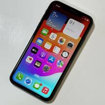 SIMフリー iPhone XR ブラック 128GB MT0G2J/A バッテリー新品交換済 アクティベーションロック解除済_画像1