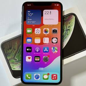 SIMフリー iPhone Xs Max スペースグレイ 64GB MT6Q2J/A バッテリー最大容量90％ アクティベーションロック解除済