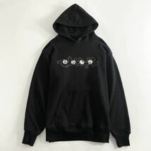 ○ 60k30《美品》大きいサイズ Y's ワイズ Yohji Yamamoto ヨウジヤマモト サンプル品 プリントPUパーカー XL程 プルオーバー スウェット_画像1