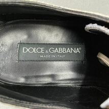 ○ 1L5 イタリア製 DOLCE&GABBANA ドルチェアンドガッバーナ パイソンレザー ドレスシューズ 6 約25.5～26cm ブラウン シューズ ドルガバ_画像7