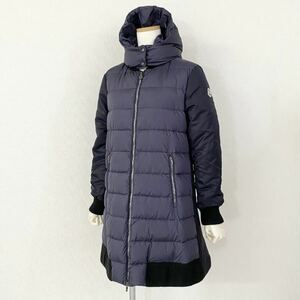 ◯ 50L5《美品》MONCLER モンクレール BLOIS GIUBBOTTO ブロス ダウンコート 14anni 164cm(0～1相当) ネイビー レディース