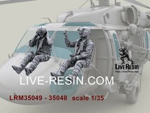 ◆◇ライブレジン【LRM48003】1/48 現用アメリカ空軍 HH-60Gペイブホーク クルー パイロット3◇◆_画像4