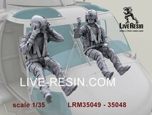 ◆◇ライブレジン【LRM48003】1/48 現用アメリカ空軍 HH-60Gペイブホーク クルー パイロット3◇◆_画像6