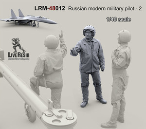 ◆◇ライブレジン【LRM48012】1/48 現用ロシア軍パイロット2◇◆