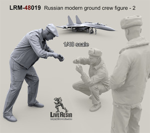 ◆◇ライブレジン【LRM48019】1/48 現用ロシア軍地上整備員2◇◆