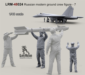 ◆◇ライブレジン【LRM48024】1/48 現用ロシア軍地上整備員7◇◆