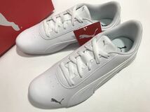 新品!! PUMA プーマ 388255-02 NEO CAT WHITE ネオキャット ホワイト 白 us 12 / 30.0cm ドライビング スニーカー 箱付き_画像2