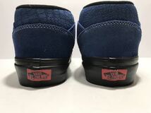 美品!! VANS バンズ HALF CAB 33DX BLUE BLACK ハーフキャブ 青 x 黒 スエード 27.5cm US 9.5 style 33_画像6