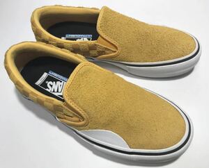  beautiful goods!! VANS Vans SLIP-ON PRO HAIRY SUEDE BANANA slip-on shoes Pro suede us 6.5 / 24.5cm regular goods 
